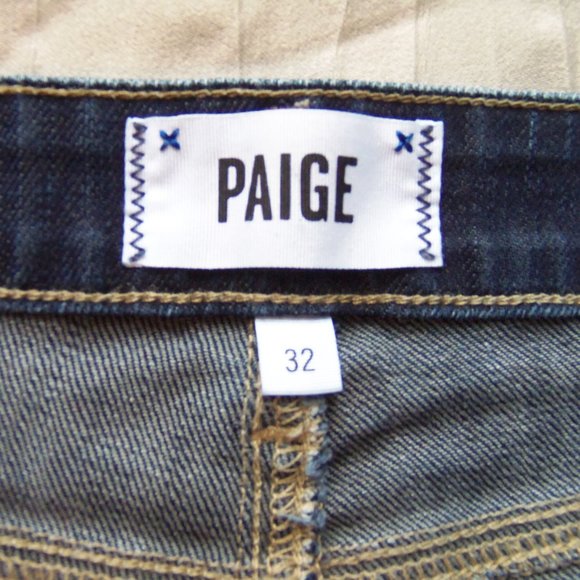 Paige Jimmy Jimmy Cuffed Denim Shorts sz 32 - Picture 7 of 8